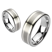AYE 8mm TUNGSTEN MENS WEDING RING - Size 12 only