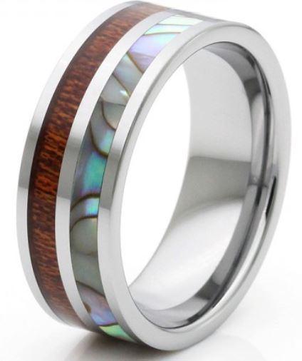 CHILLS MENS TUNGSTEN RING - www.mensrings.co.nz