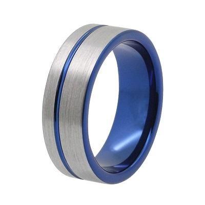 VOLT MENS TUNGSTEN RING - www.mensrings.co.nz