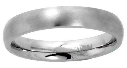 OXFORD MEN'S 4MM TITANIUM WEDDING RING - www.mensrings.co.nz