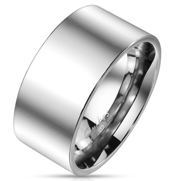 BEND MEN'S 10MM RING - www.mensrings.co.nz