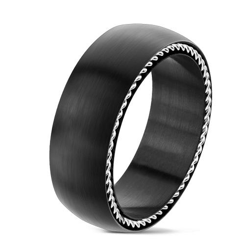 SMOOTH 8MM MENS RING - www.mensrings.co.nz