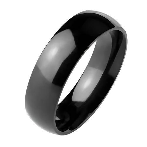 BLACK GOLD 6mm MEN'S WEDDING RING - www.mensrings.co.nz