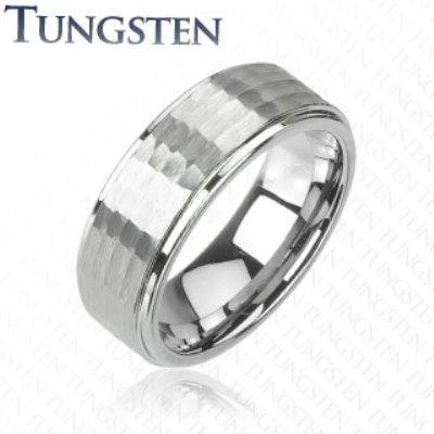 MARZ 8mm TUNGSTEN MENS WEDDING RING - www.mensrings.co.nz