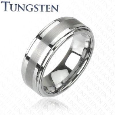 PEGASUS 8mm MENS TUNGSTEN WEDDING RING - www.mensrings.co.nz
