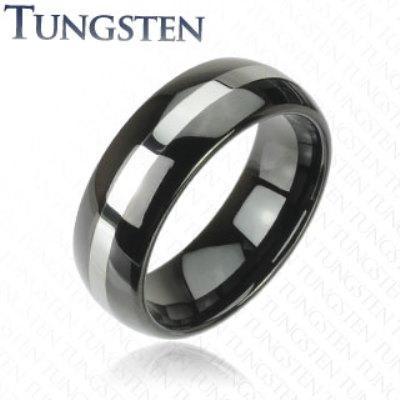 SOLO 8mm TUNGSTEN MENS WEDDING RING - www.mensrings.co.nz