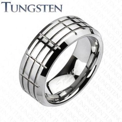 ROGUE 9mm TUNGSTEN MEN'S RING - www.mensrings.co.nz