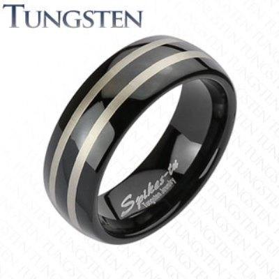 NITE 8mm TUNGSTEN MEN'S WEDDING RING - www.mensrings.co.nz
