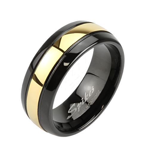 ROUTE 66 8mm MENS TUNGSTEN RING - www.mensrings.co.nz