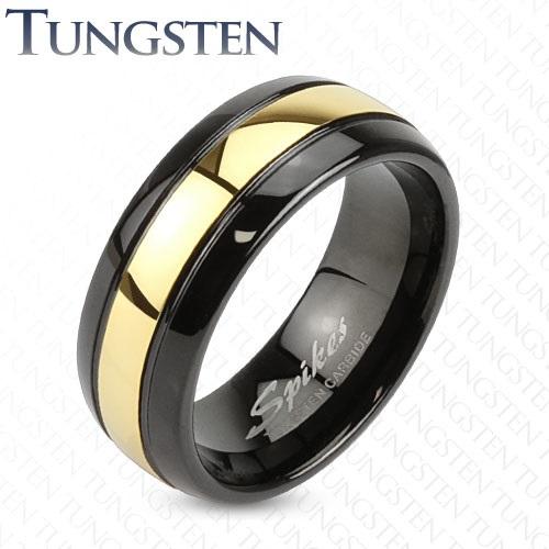 ROUTE 66 8mm MENS TUNGSTEN RING - www.mensrings.co.nz