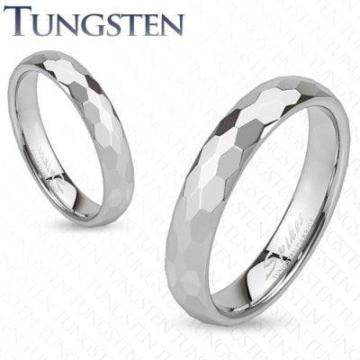 CELEBRITY 4 mm TUNGSTEN MEN'S RING - www.mensrings.co.nz