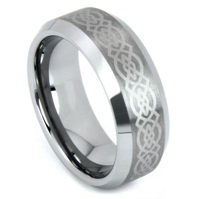 RESOL 8mm MENS TUNGSTEN RING - www.mensrings.co.nz