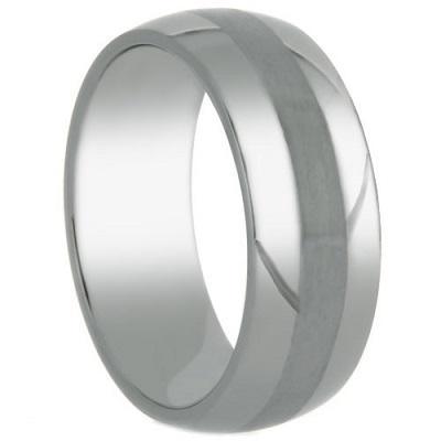 IYAK 8mm MENS TUNGSTEN RING - www.mensrings.co.nz