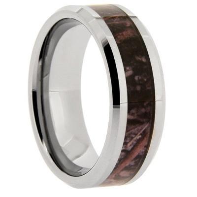 BE SLICK 8mm MEN'S TUNGSTEN RING - www.mensrings.co.nz