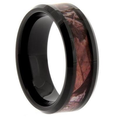 FAN-BOI 8mm MEN'S TUNGSTEN RING - www.mensrings.co.nz