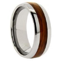 SUGAR 8mm MENS TUNGSTEN RING - www.mensrings.co.nz