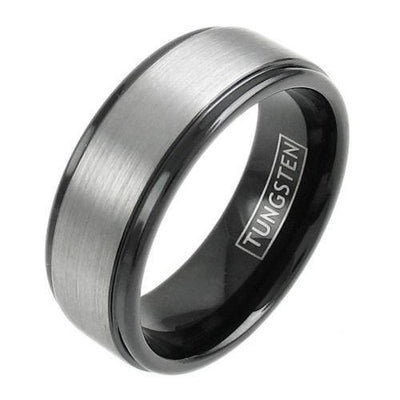 TUX 8mm MENS WEDDING RING - www.mensrings.co.nz