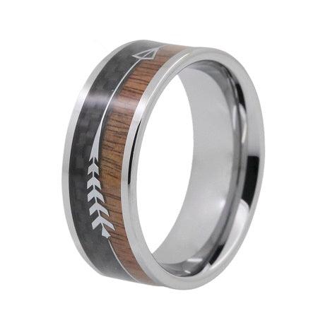 Hoaloha Men's Tungsten Ring - www.mensrings.co.nz