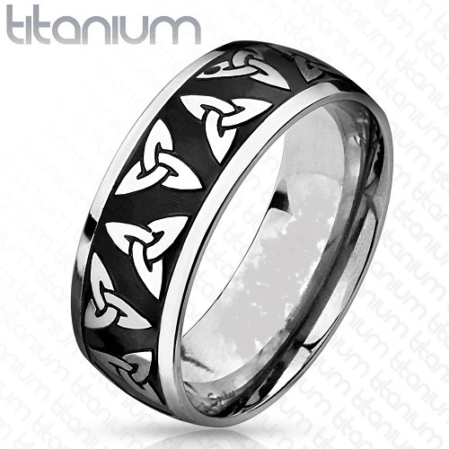 TRINITY 8mm MEN'S WEDDING RING - www.mensrings.co.nz