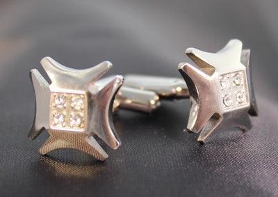 STAR - Men's Cufflinks - www.mensrings.co.nz